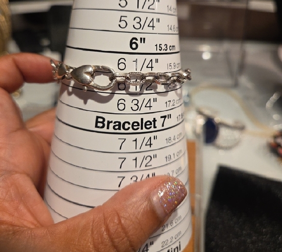 Brighton Silver Heart Charm Bracelet - Picture 10 of 10